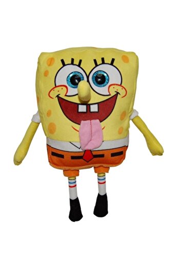 SPONGEBOB Plush Toy, 25 cm + Stress Ball with Slime, 5 cm - Purple