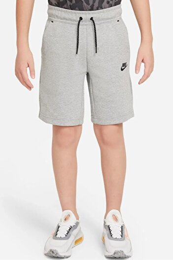 Nike Sportswear Tech Fleece Boys Short Boys' Cotton Shorts Gray