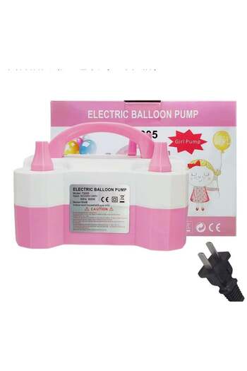 Toybox Electric Balloon Blower Pump Durable Lightweight Sturdy Unique Detailed Design
