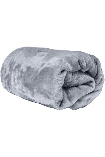 Generic Club Single Blanket Flannel Fleece Hotel Linen 260 GSM Gray 1.5 × 2 M