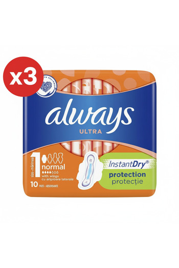 Always Set of 3 Ultra Plus 10 pcs / set