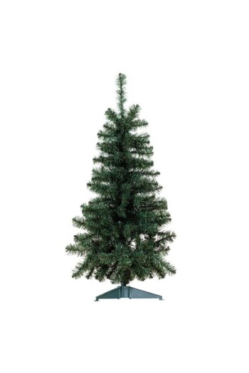 OEM Artificial Christmas Tree Green, Height 1 meter, 105 branches with metallic interior, Easy to assemble
