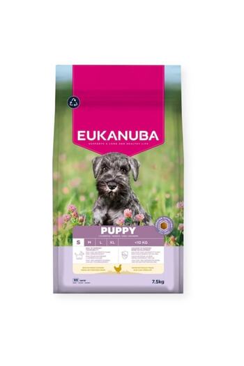 Eukanuba Dry Food for Puppies, Small Breed, Fresh Chicken, 7.5 KG