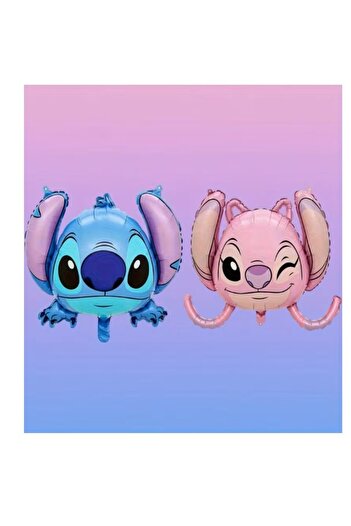 party mix Stitch Karakter Folyo Balon / Parti Dekor – Stitch Doğum Günü Konsepti