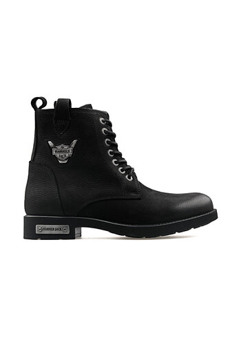 Hammer Jack Black Men's Boots 102 15200 m Black Washed Nubuck