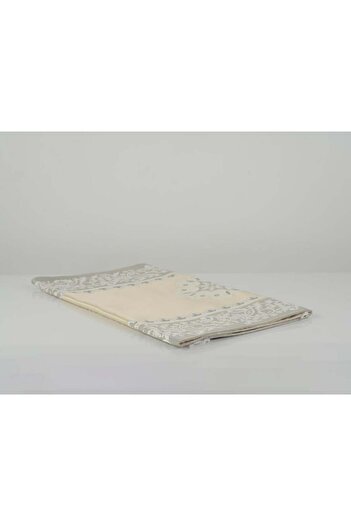 Sondos Jacquard Lightweight Prayer Rug - Gray 67×115 cm