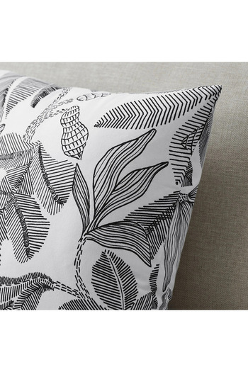 IKEA Brokdracena Cushion Cover, Black and White, 50X50 cm