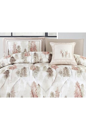 Dcv KIORA Summer Patterned King Cover Set - 6 Pieces - T07