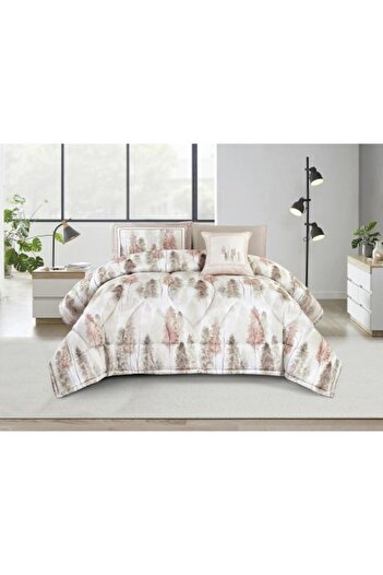 Dcv KIORA Summer Patterned King Cover Set - 6 Pieces - T07