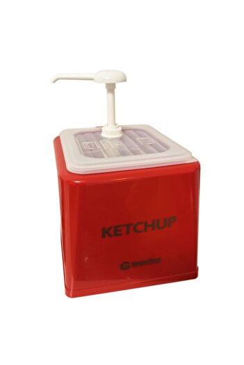 Moratti România Dispenser with lid and pump for ketchup Moratti 2.5 liters