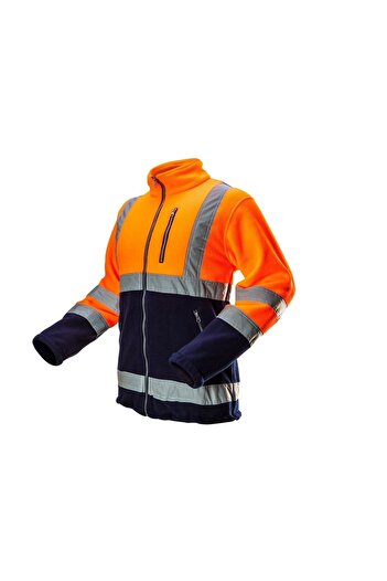 NEO Work jacket, reflective, polar fleece, orange, Visibility model, size M/50,