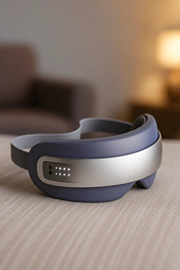 Maria Home Rechargeable Electric Eye Massager with Heat, Vibration and Air Pressure for Relaxation