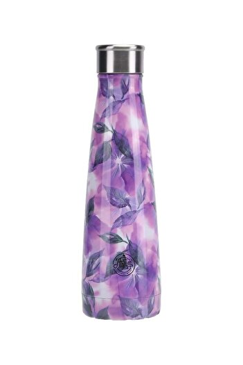 Atrium Water Bottle with Leaves Design