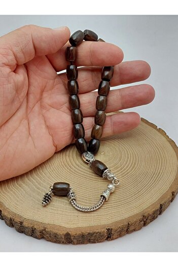 Yasamtohumu Walnut Wood Capsule Cut 17mm Efe Prayer Beads 9.5*12 (56900)
