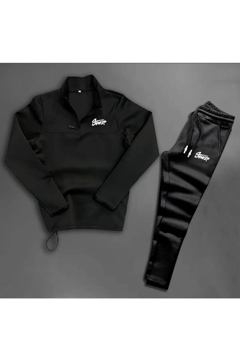 NOFLEN Stwd. Printed Scuba Bottom Top Tracksuit Set