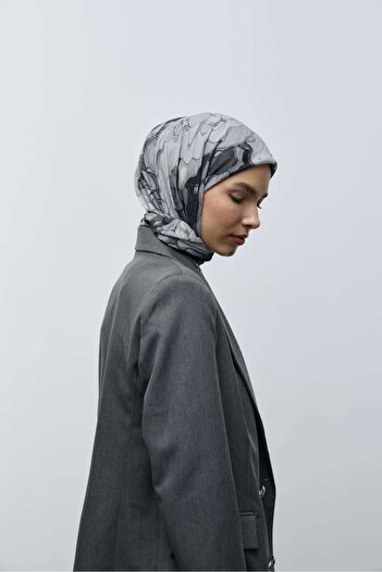 Modakaşmir Marbled Pattern Bamboo Scarf
