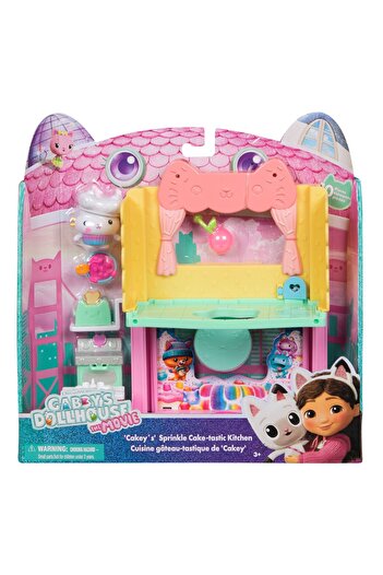 Gabby's Dollhouse GABBYS DOLLHOUSE THE MOVIE CAKEYS' MAGIC KITCHEN WITH FIGURES AND ACCESSORIES