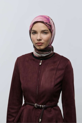 Modakaşmir Roselith Pattern Bamboo Scarf