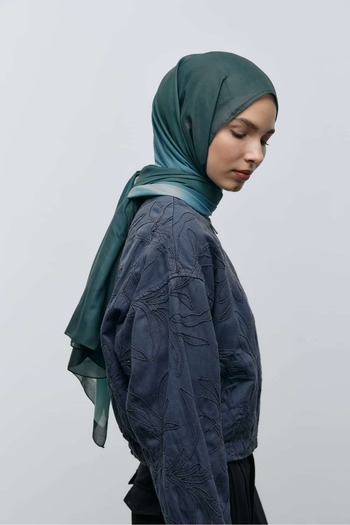 Modakaşmir Velin Pattern Cotton Shawl