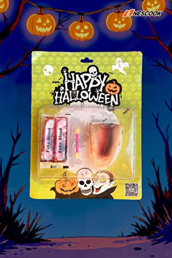 Neskuk Halloween Set |   Halloween Makeup Set |   Vampire Teeth and Fake Blood