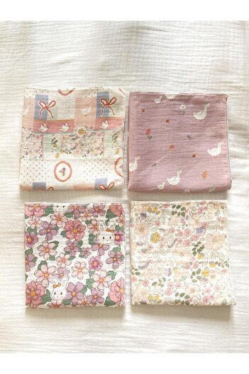 Zezig Muslin Handkerchief Set (4 Pieces) - Lil