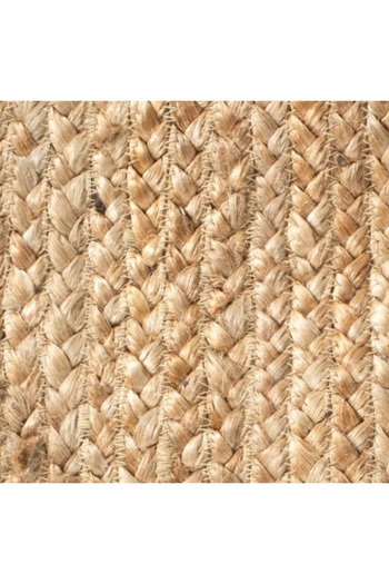 Davida Dreams Cross-stitch rug, jute, braided, rectangular, 140 x 70 cm, natural