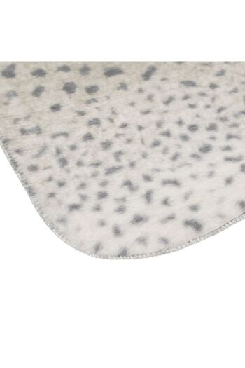 Davida Dreams Faux fur rug, grey with beige, 150x50 cm