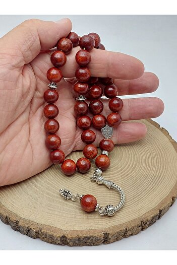 Yasamtohumu Red Agarwood 33-Bead Rosary 12mm (56908)