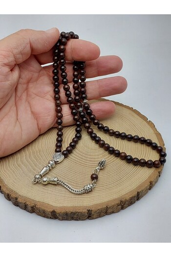 Yasamtohumu Walnut Wood 99-Bead Rosary 6mm (56910)