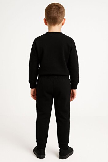 pour la riviere Boys and Girls Slim Fit Crew Neck Basic Sweatshirt