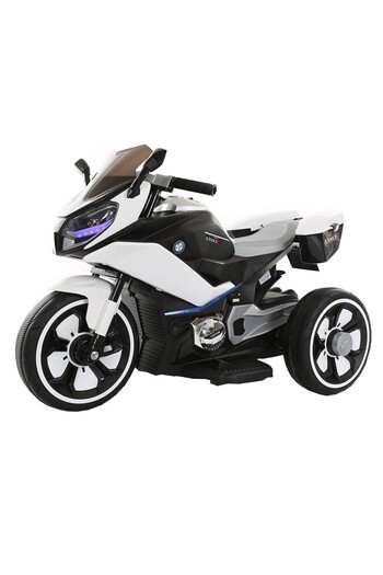 NOVOKIDS NOVOKIDS™ Cairo Motor Battery-Powered Electric Motorcycle for Kids, White