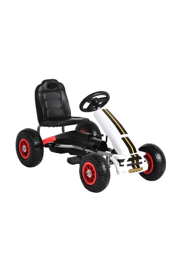 NOVOKIDS NOVOKIDS® Nevada Kart PRO pedal go-kart for children, White
