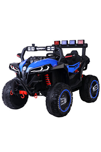 NOVOKIDS NOVOKIDS™ Super Beasty Buggy UTV Battery-Powered Electric Ride-On Car for Kids, Blue