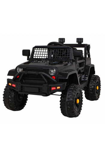 NOVOKIDS NOVOKIDS™ Dark Knight Jeep PRO Battery-Powered Electric Ride-On Car for Kids, Black