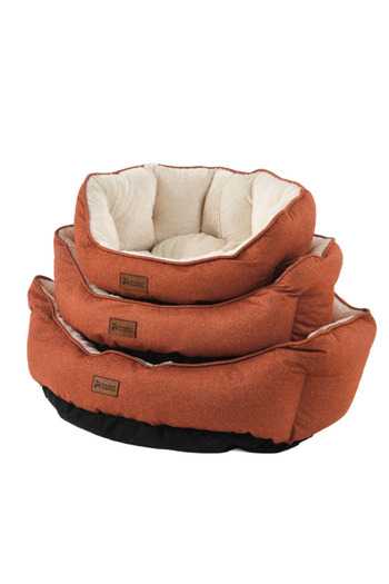 Desire Sprit Luxury Cat/Dog Bed, Non-Slip Base, Certified Fabric, Washable, Silicone Fiber Filled