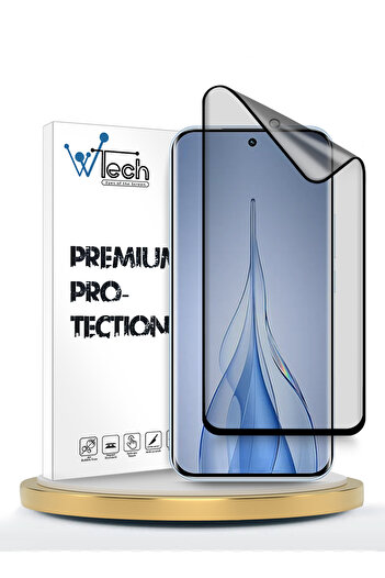 Wtech Tecno Pova Slim 5G 2025 Nano Ceramic Full Glue Full Cover Matte Flexible Clear/Black