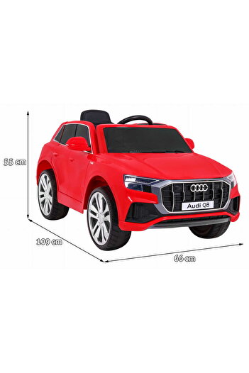 NOVOKIDS NOVOKIDS™ Audi Q8 Lift Battery-Powered Electric Ride-On Car for Kids, Red