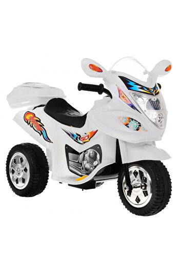 NOVOKIDS NOVOKIDS™ Moto Classico 88 Battery-Powered Electric Motorcycle for Kids, White