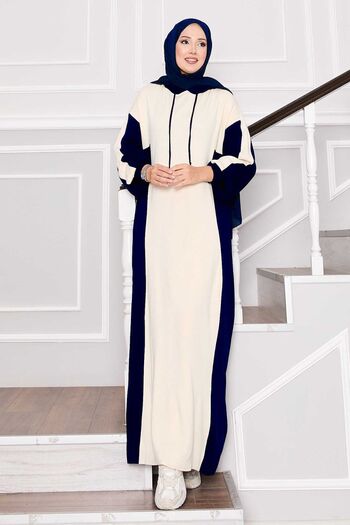 EBRUTESETTÜR Hooded Sports Knitwear Dress