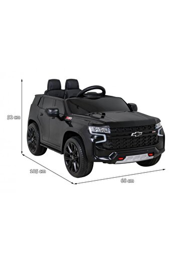 NOVOKIDS NOVOKIDS™ Chevrolet Tahoe SUV Battery-Powered Electric Ride-On Car for Kids, Black