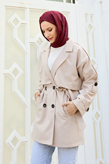 EBRUTESETTÜR Premium Trench Coat with Lining