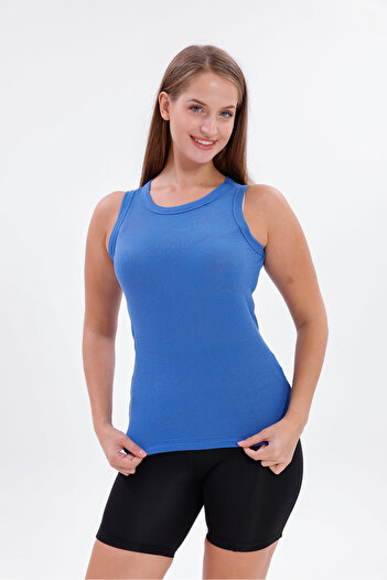 truyana Women's Ribbed Look Thick Strap Basic