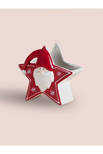 RİVO HOME DECOR Christmas Ornament Star Object Vase 12X7X12 cm