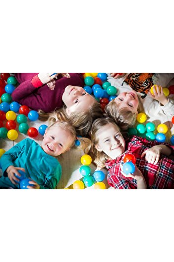 kaki kids Ball Set Approx. Diameter 7 cm 50 Balls/Colourful