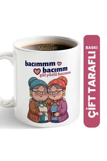 Cup Mup My Friend with a Rose Face |   Gift Mug Cup