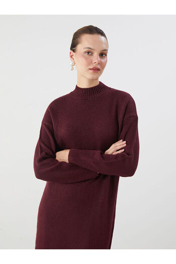 LC Waikiki Hilfa New Season Half Turtleneck Women's Knitwear Dress