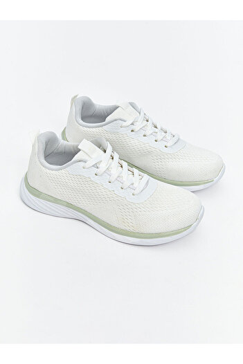 LC Waikiki Peak New Season Lace-Up Mesh Detailed Women's Sports Shoes