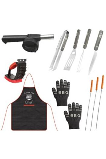 Mercaton Set 12 accessories BBQ Chef for grill