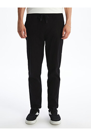LC Waikiki Black Slim Fit Men's Trousers