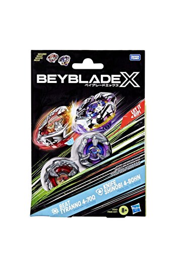 BeybladeX BEYBLADE X DUO PACK BEAT TYRANNO 4-70Q AND KNIFE SHINOBI 4-80HN